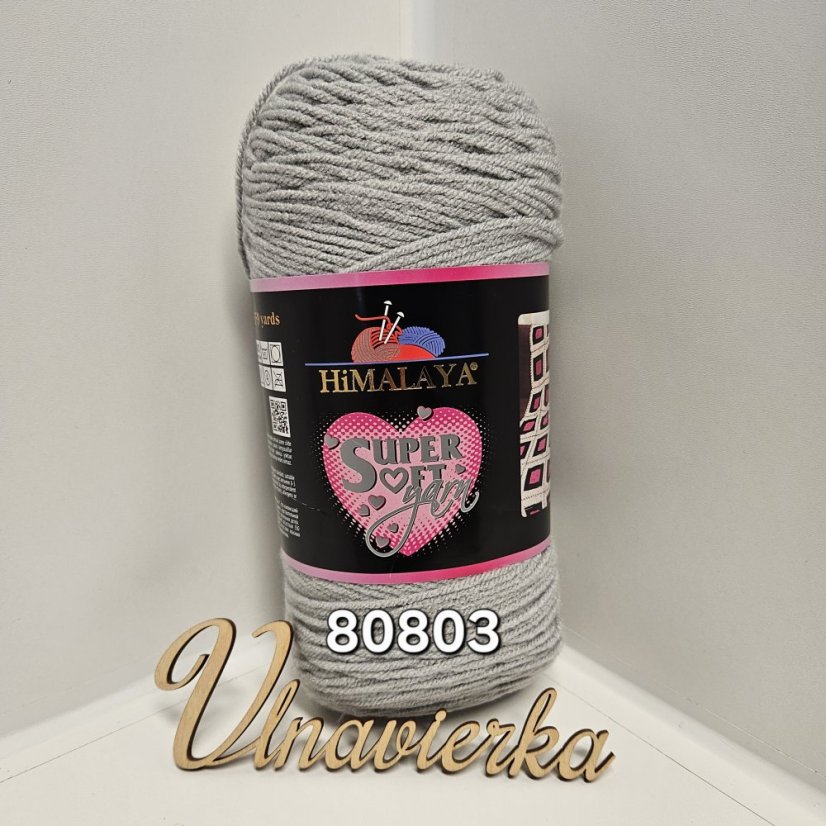 Himalaya Super Soft Yarn 80803 sivá