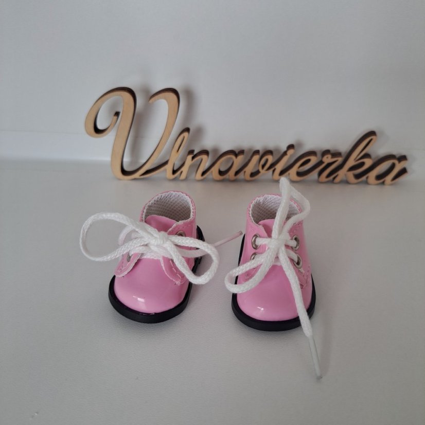 Topánky pre bábiku a zvieratká ružová 5,5cm