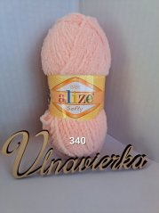 Alize softy 340 ružová svetlá