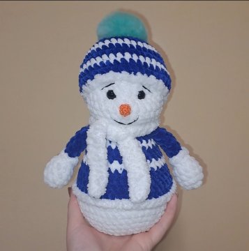 Jak hačkovat sněhuláka 25 cm