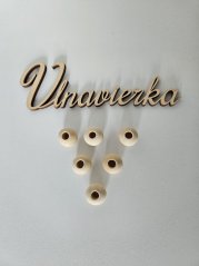 Drevené korálky 20mm velky prevlek
