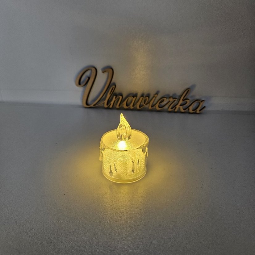 Dekoračný svečka na baterky
