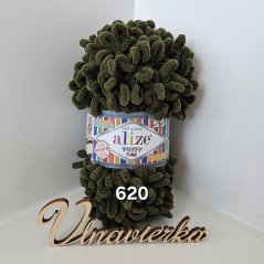 Alize Puffy Fine 620 orechová tmavá