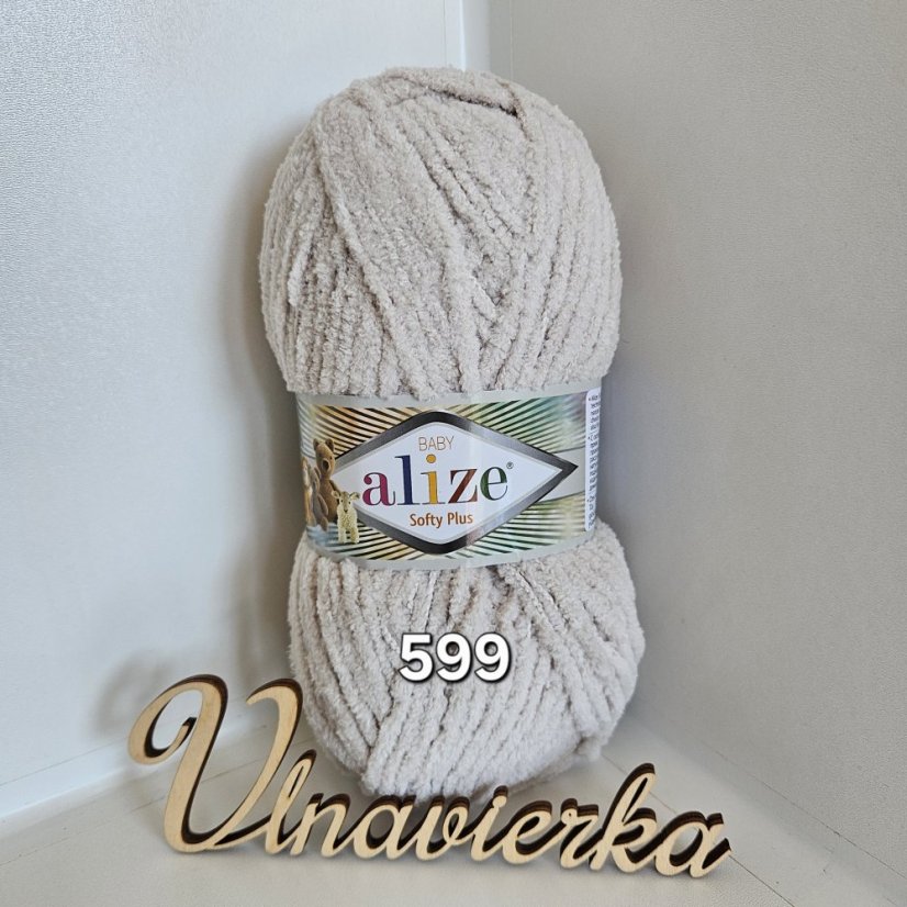 Alize softy Plus 599 bežová