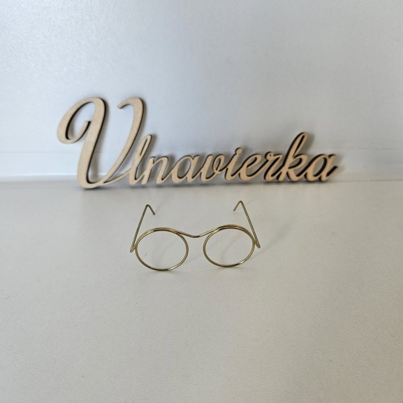 Drôtené okuliare 6 cm