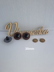 Barebne oči 30mm s pojistkou mix