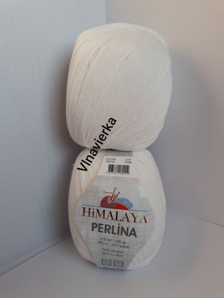 Himalaya perlina 60124 biela